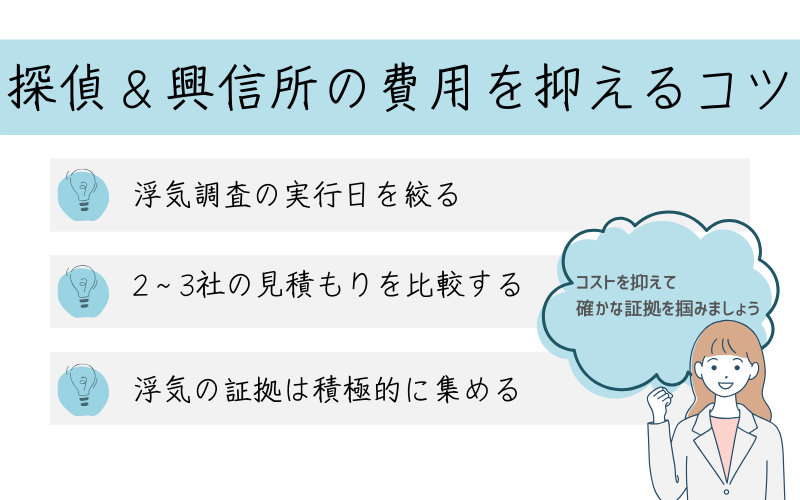 費用を抑えるコツ